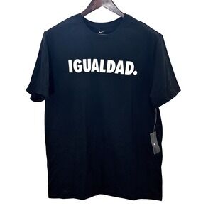 Nike "Igualdad" Equal Tee Black Athletic Cut Shirt Men's Large NWT